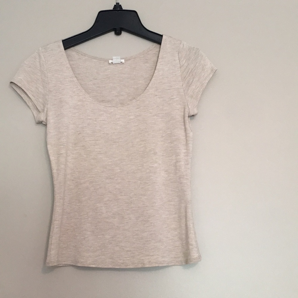NWOT Garage beige crop top